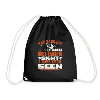 LE SPECTACLE LE PLUS TRISTE ET LE PLUS BEAU QUE J’AI JAMAIS EU - Sac de sport léger - noir - Devant
