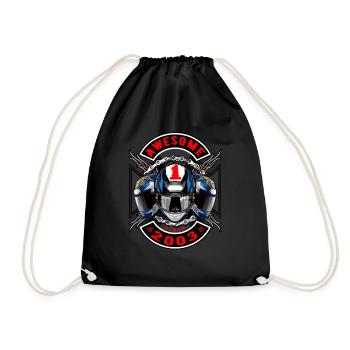 Génial depuis 2003, anniversaire du motard - Sac de sport léger - noir - Devant