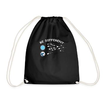 Accessoires de handball motif handball - Sac de sport léger - noir - Devant