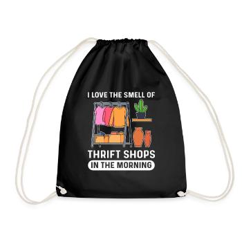 J’adore l’odeur des friperies sur - Sac de sport léger - noir - Devant