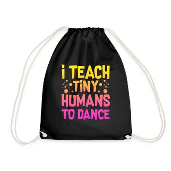 Drôle Kiddo Professeurs de danse Sarcastique Drôle - Sac de sport léger - noir - Devant