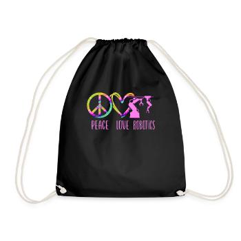 Ingénieur en robotique robotique Tie Dye - Sac de sport léger - noir - Devant