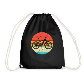 E-Bike Cyclist Cadeau Vélo Cycliste - Sac de sport léger - noir - Devant
