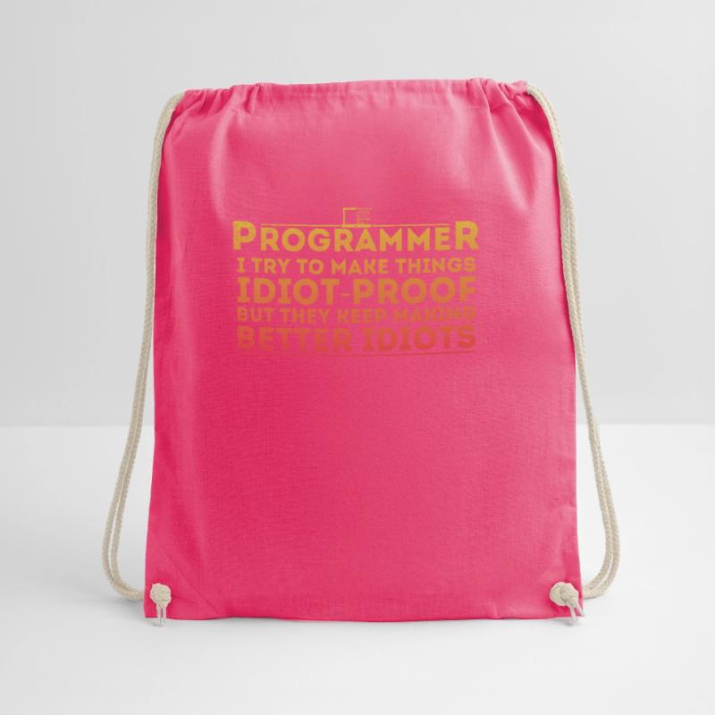 Funny Programmer Humor Computer Coder Programming Drawstring Bag