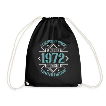 Legendär seit Februar 1972 Limited Edition - Turnbeutel - Schwarz - Vorne
