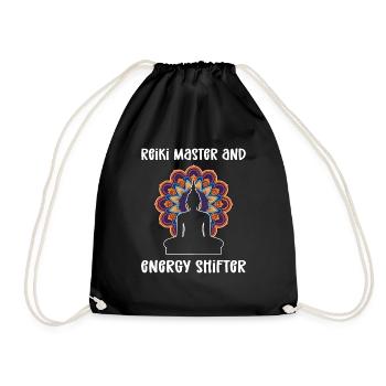 Maître Reiki - Sac de sport léger - noir - Devant