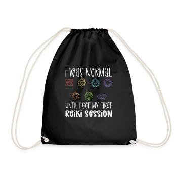 J’étais normal jusqu’à ce que je fasse mon premier Reiki - Sac de sport léger - noir - Devant