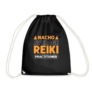 Nacho praticien de Reiki moyen. - Sac de sport léger - noir - Devant