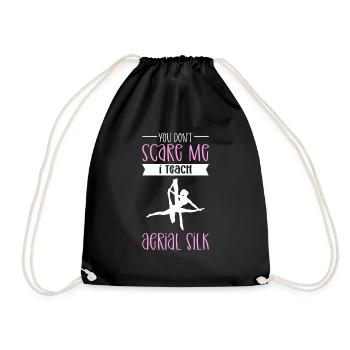 Tu ne me fais pas peur. J’enseigne - Sac de sport léger - noir - Devant