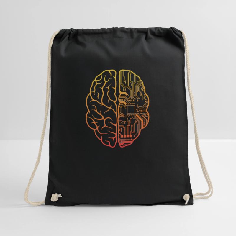 Programmierer HTML - Entwickler Programmierung Brain Cool Turnbeutel