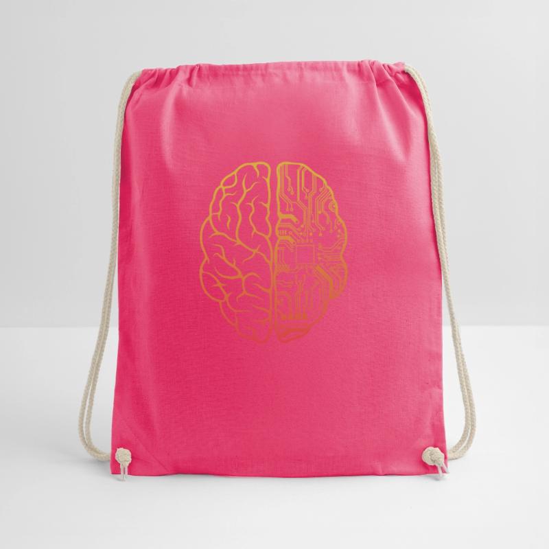 Programmer HTML - Developer Programming Brain Cool Drawstring Bag