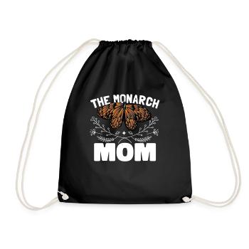 Monarchfalter Mama - Turnbeutel - Schwarz - Vorne