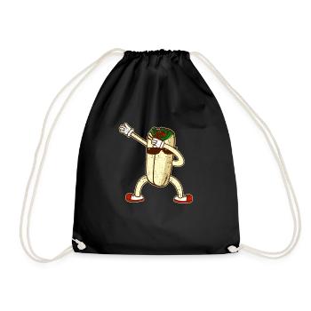 Lustige Dabbing Burrito Cinco de Mayo Dab Dance - Turnbeutel - Schwarz - Vorne
