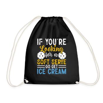 Pickleball si vous êtes à la recherche d’un service moelleux go - Sac de sport léger - noir - Devant