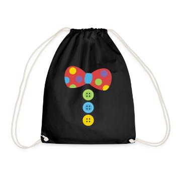 Clown Costume Carnival Carnival - Drawstring Bag - black - Front