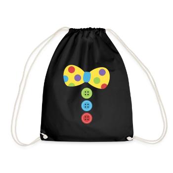 Clown Costume Carnival Carnival - Drawstring Bag - black - Front