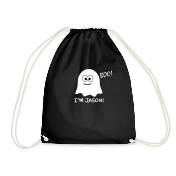 Buhruf! Ich bin Jason Halloween - Turnbeutel - Schwarz - Vorne