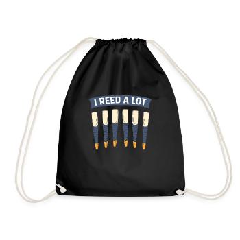Ich Reed Viel. Schottland Stolz Dudelsackpfeifer - Turnbeutel - Schwarz - Vorne
