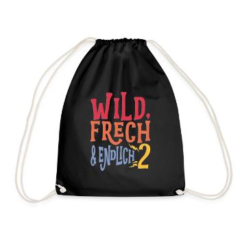 Wild Frech Und Endlich 2 - Turnbeutel - Schwarz - Vorne