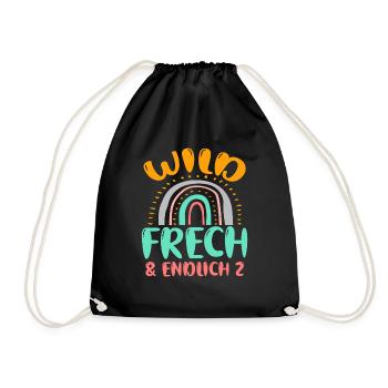Wild Frech Und Endlich 2 - Turnbeutel - Schwarz - Vorne
