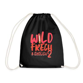 Wild Frech Und Endlich 2 - Turnbeutel - Schwarz - Vorne