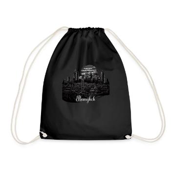 Bangkok Thaïlande Thaïlande Voyage Bangkok Tenue. - Sac de sport léger - noir - Devant