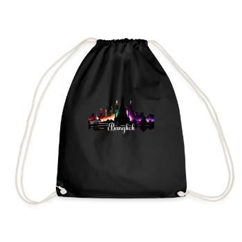 Bangkok Thaïlande Voyage thaïlandais Bangkok tenue. - Sac de sport léger - noir - Devant