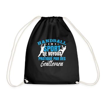 Handball Sport Entraîneur - Sac de sport léger - noir - Devant