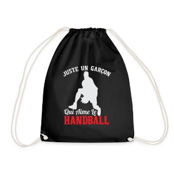 Enfant Handball Handballeur Sport - Sac de sport léger - noir - Devant