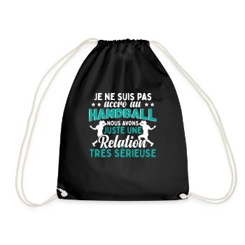 Handball Femmes Dicton - Sac de sport léger - noir - Devant