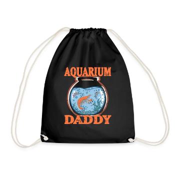 Aquarium DADDY Retro Vintage Pistol Shrimp T-Shirt - Sac de sport léger - noir - Devant
