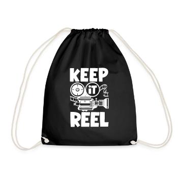 Keep It Reel Filmmaker - Turnbeutel - Schwarz - Vorne