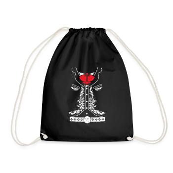 Mariachi mexicain Charro Cinco De Mayo Bandit - Sac de sport léger - noir - Devant