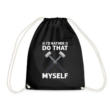 Je préfère le faire moi-même. Travailleurs de lumière - Sac de sport léger - noir - Devant
