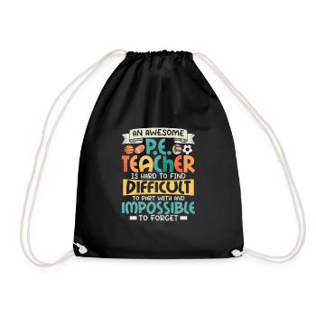 An Awesome P.E.Teacher Is Hard To Find Physical Ed - Turnbeutel - Schwarz - Vorne