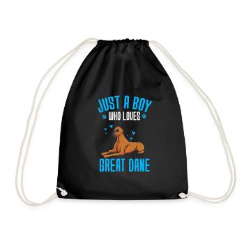 Great Dane - Drawstring Bag - black - Front