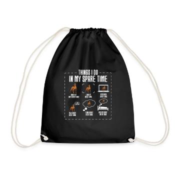 Great Dane - Drawstring Bag - black - Front
