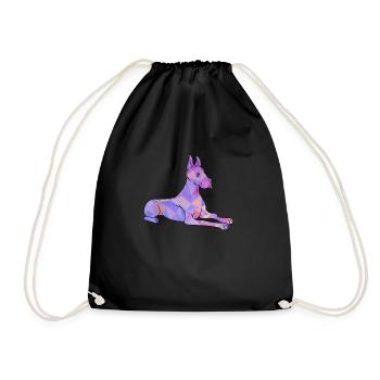 Great Dane - Drawstring Bag - black - Front