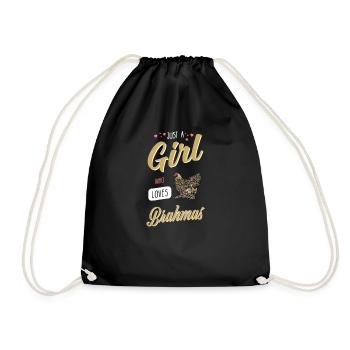 Brahma Chicken I Chicken Poultry Motif for - Drawstring Bag - black - Front