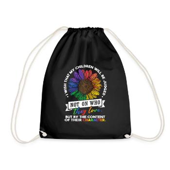 LGBT Mama | Pride Month | Schwulenrechte - Turnbeutel - Schwarz - Vorne