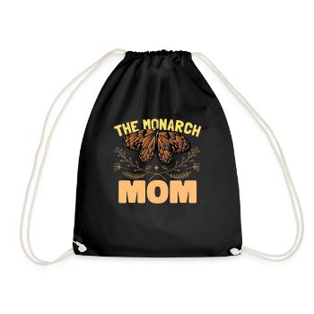 Monarque Maman Papillon Lépidoptériste Jardinage - Sac de sport léger - noir - Devant