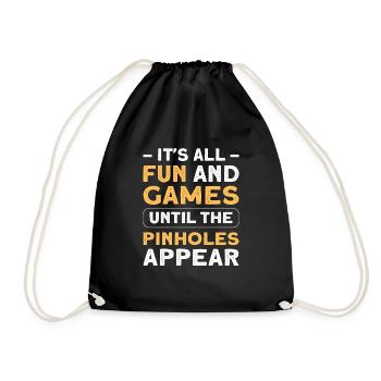 Tout est amusant - Sac de sport léger - noir - Devant