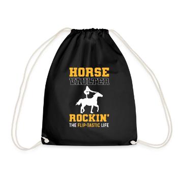 Horse Vaulter - Rockin' The Flip-tastic Life. - Sac de sport léger - noir - Devant