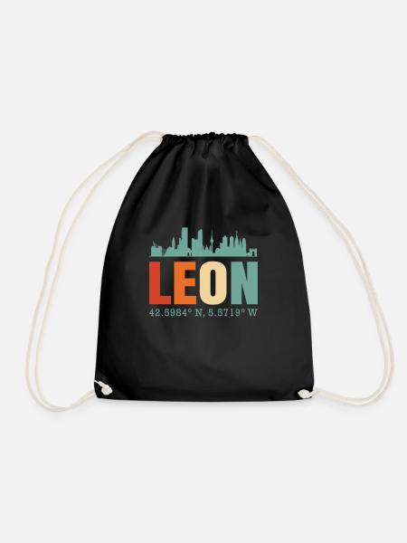 León - Turnbeutel - Schwarz