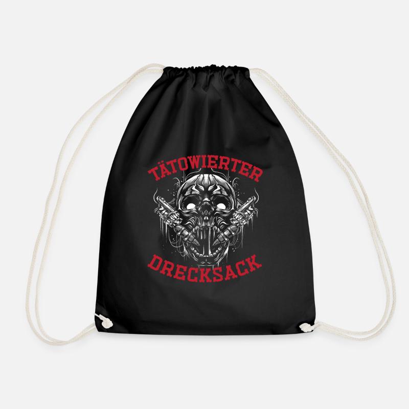 Tätowierter Drecksack Geschenk Tätowierer - Turnbeutel - Schwarz