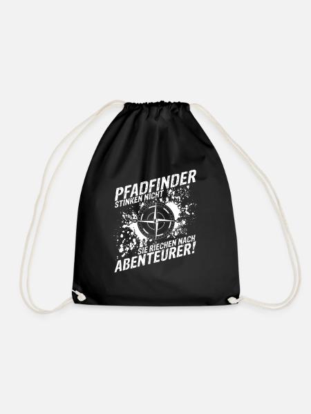 Pfadfinder Stinken Nicht Sie Riechen Nach Abenteue - Turnbeutel - Schwarz