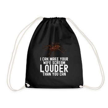 Tarantula - Drawstring Bag - black - Front