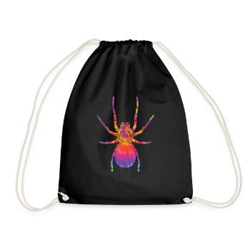 Tarantula - Drawstring Bag - black - Front