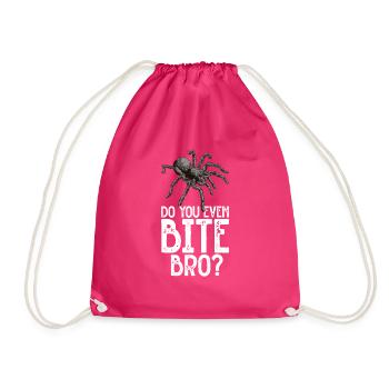 Tarantula - Drawstring Bag - fuchsia - Front