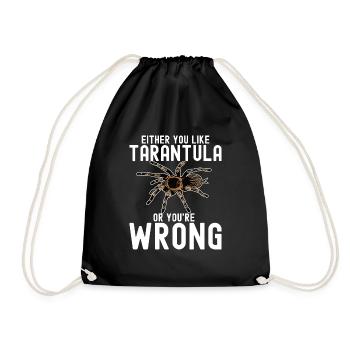 Tarantula - Drawstring Bag - black - Front